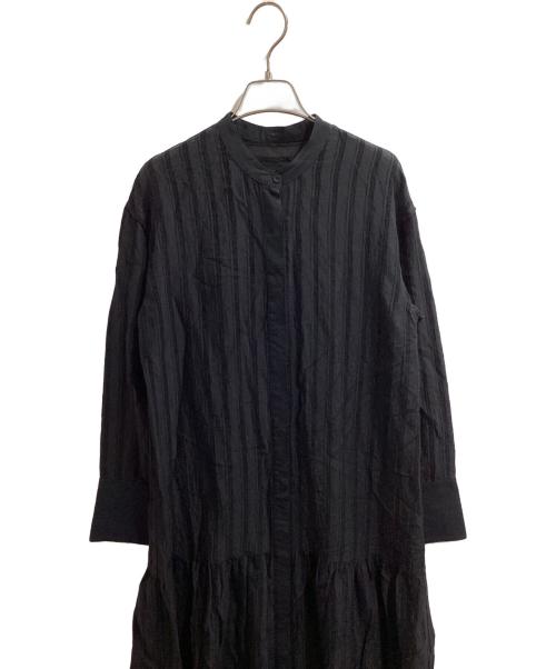 TODAYFUL（トゥデイフル）TODAYFUL (トゥデイフル) シアーストライプシャツドレス / 12120311 ブラック サイズ:36の古着・服飾アイテム