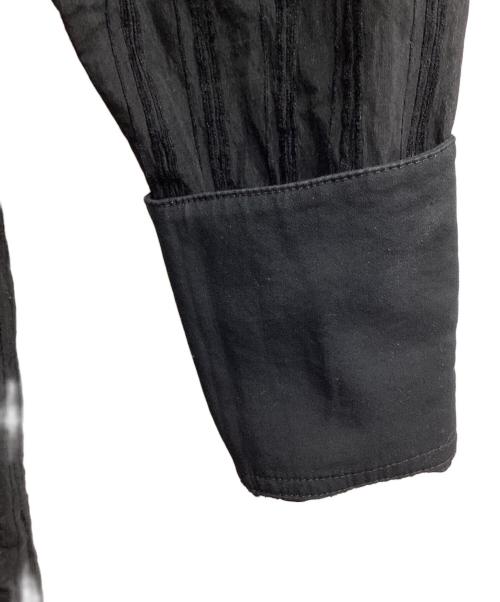 TODAYFUL（トゥデイフル）TODAYFUL (トゥデイフル) シアーストライプシャツドレス / 12120311 ブラック サイズ:36の古着・服飾アイテム