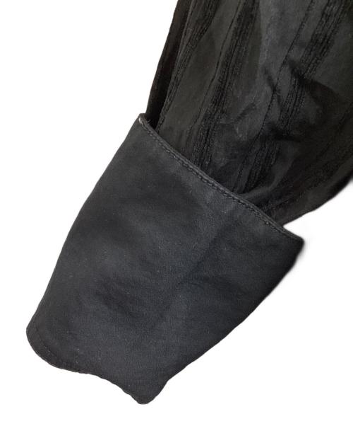 TODAYFUL（トゥデイフル）TODAYFUL (トゥデイフル) シアーストライプシャツドレス / 12120311 ブラック サイズ:36の古着・服飾アイテム