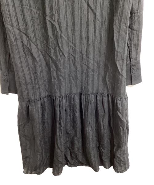 TODAYFUL（トゥデイフル）TODAYFUL (トゥデイフル) シアーストライプシャツドレス / 12120311 ブラック サイズ:36の古着・服飾アイテム