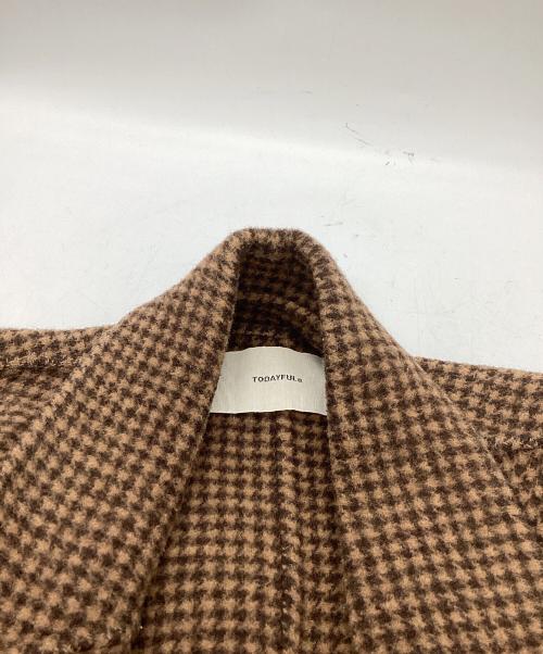 TODAYFUL（トゥデイフル）TODAYFUL (トゥデイフル) Wool Raglan Coat ブラウン サイズ:36の古着・服飾アイテム