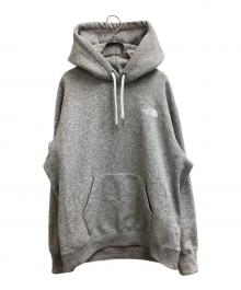 THE NORTH FACE（ザ ノース フェイス）の古着「Back Square Logo Hoodie」｜グレー