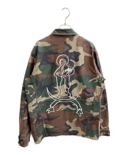 SUPREME（シュプリーム）SUPREME (シュプリーム) MARK GONZALES (マーク・ゴンザレス) MARK GONZALES　M-51 Jacket / フィールドジャケット / 12FW グリーン サイズ:Mの古着・服飾アイテム