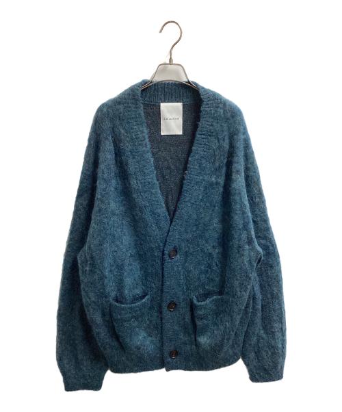 SUBLATIONS（サブレーションズ）SUBLATIONS (サブレーションズ) LOW SILHOUETTE MOHAIR CARDIGAN ブルー サイズ:2の古着・服飾アイテム