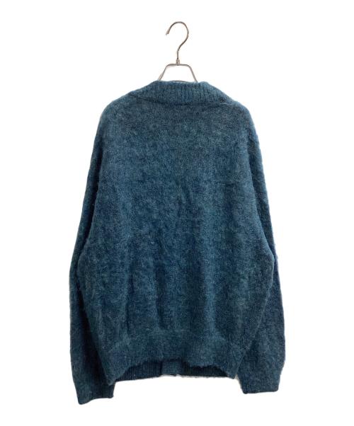 SUBLATIONS（サブレーションズ）SUBLATIONS (サブレーションズ) LOW SILHOUETTE MOHAIR CARDIGAN ブルー サイズ:2の古着・服飾アイテム