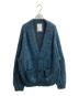 SUBLATIONS（サブレーションズ）の古着「LOW SILHOUETTE MOHAIR CARDIGAN」｜ブルー