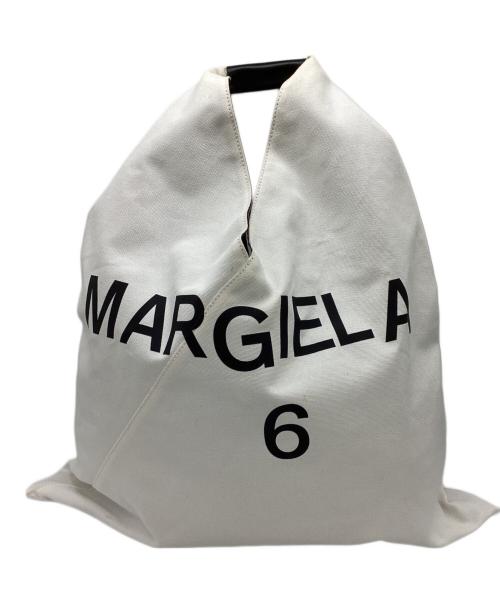 MM6 Maison Margiela（エムエムシックスメゾンマルジェラ）MM6 Maison Margiela (エムエムシックスメゾンマルジェラ) JAPANESE BAG SM TOTE / ジャパニーズバッグトート / S54WD0039 P4537 ホワイトの古着・服飾アイテム
