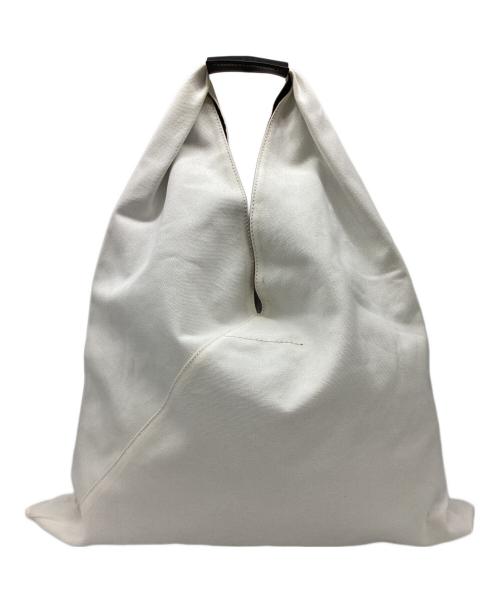 MM6 Maison Margiela（エムエムシックスメゾンマルジェラ）MM6 Maison Margiela (エムエムシックスメゾンマルジェラ) JAPANESE BAG SM TOTE / ジャパニーズバッグトート / S54WD0039 P4537 ホワイトの古着・服飾アイテム