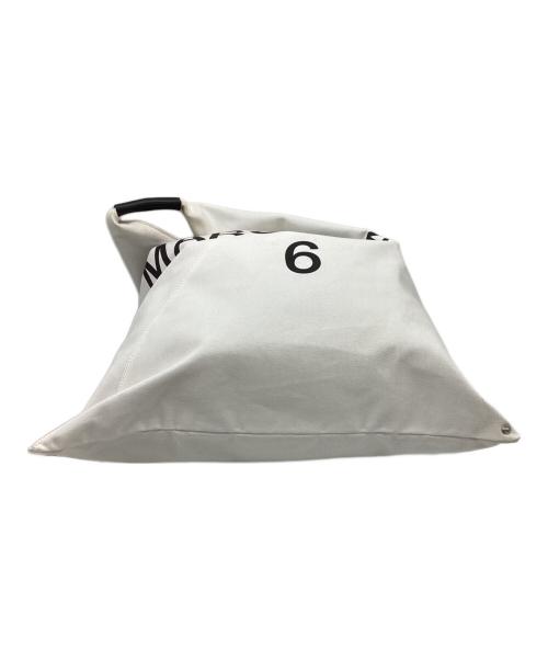 MM6 Maison Margiela（エムエムシックスメゾンマルジェラ）MM6 Maison Margiela (エムエムシックスメゾンマルジェラ) JAPANESE BAG SM TOTE / ジャパニーズバッグトート / S54WD0039 P4537 ホワイトの古着・服飾アイテム