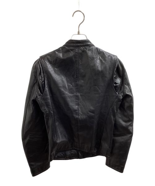 LITHIUM HOMME（リチウムオム・ファム）LITHIUM HOMME (リチウムオム・ファム) シングルライダースジャケット　LH28-0104 ブラック サイズ:44の古着・服飾アイテム