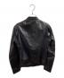 LITHIUM HOMME (リチウムオム・ファム) シングルライダースジャケット　LH28-0104 ブラック サイズ:44：8000円