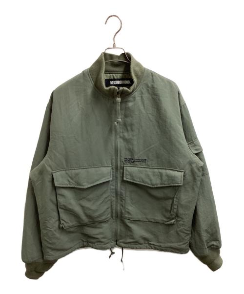 NEIGHBORHOOD（ネイバーフッド）NEIGHBORHOOD (ネイバーフッド) G-8 FLIGHT JACKET　/　252SZNH-JKM02 オリーブ サイズ:ＸＬの古着・服飾アイテム