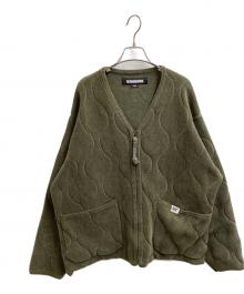NEIGHBORHOOD（ネイバーフッド）の古着「QUILTING ZIPCARDIGAN」｜オリーブ