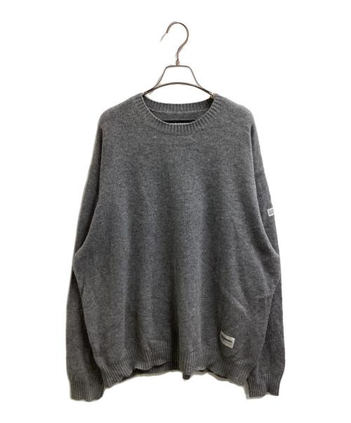 NEIGHBORHOOD（ネイバーフッド）NEIGHBORHOOD (ネイバーフッド) CASHMERE CREWNECK SWEATER グレー サイズ:XLの古着・服飾アイテム