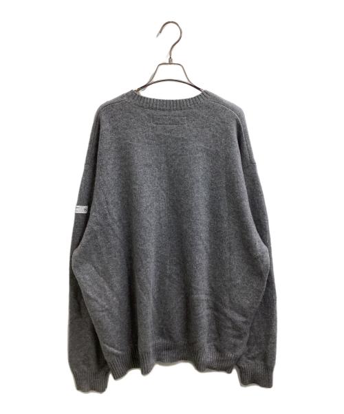 NEIGHBORHOOD（ネイバーフッド）NEIGHBORHOOD (ネイバーフッド) CASHMERE CREWNECK SWEATER グレー サイズ:XLの古着・服飾アイテム