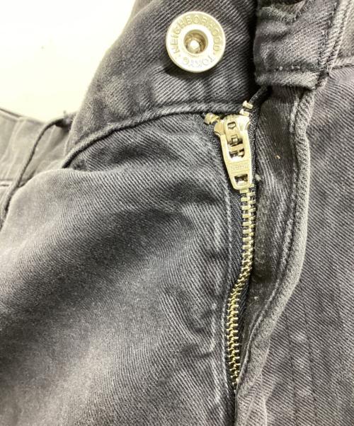 NEIGHBORHOOD（ネイバーフッド）NEIGHBORHOOD (ネイバーフッド) BAGGYSILHOUETTE TWO TUCK PANTS　/　251AQNH-PTM02 ネイビー サイズ:XLの古着・服飾アイテム