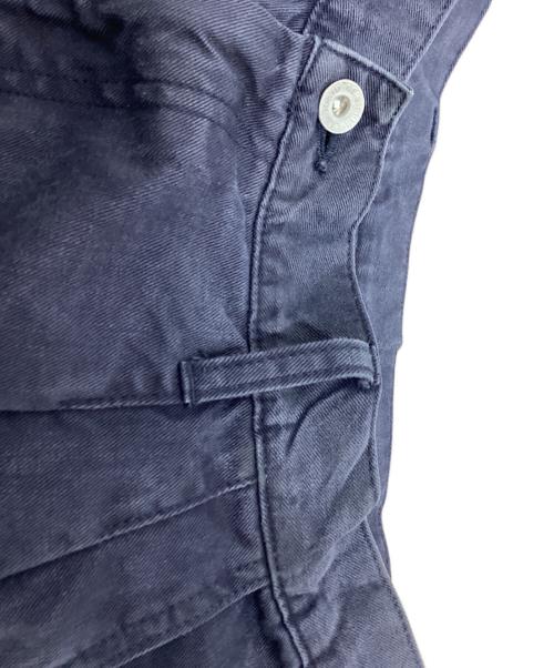 NEIGHBORHOOD（ネイバーフッド）NEIGHBORHOOD (ネイバーフッド) BAGGYSILHOUETTE TWO TUCK PANTS　/　251AQNH-PTM02 ネイビー サイズ:XLの古着・服飾アイテム