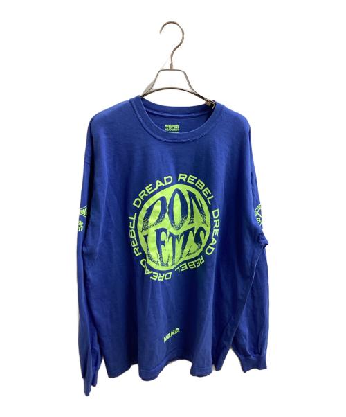 REBEL DREAD HARDWARE（リアルドレッドハードウェア）REBEL DREAD HARDWARE (リアルドレッドハードウェア) NEIGHBORHOOD (ネイバーフッド) LS TEE ブルー サイズ:XLの古着・服飾アイテム