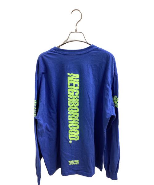 REBEL DREAD HARDWARE（リアルドレッドハードウェア）REBEL DREAD HARDWARE (リアルドレッドハードウェア) NEIGHBORHOOD (ネイバーフッド) LS TEE ブルー サイズ:XLの古着・服飾アイテム