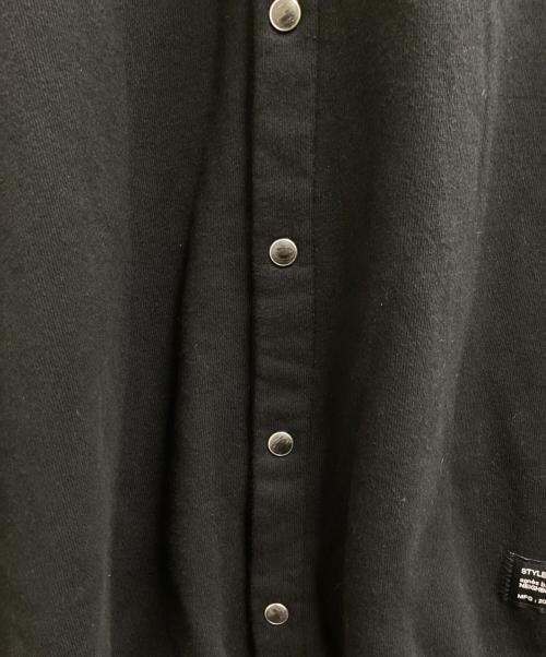 NEIGHBORHOOD（ネイバーフッド）NEIGHBORHOOD (ネイバーフッド) SWEAT SNAP HOODIE LS / スウェットスナップフーディー / スナップ パーカー ブラック サイズ:XLの古着・服飾アイテム