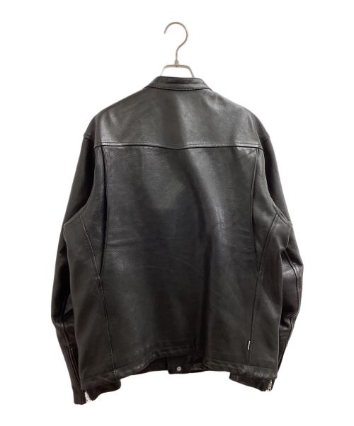 NEIGHBORHOOD（ネイバーフッド）NEIGHBORHOOD (ネイバーフッド) ライダースジャケット / FLATBUSH/CL-JKT / カウレザー / 21AW ブラック サイズ:Lの古着・服飾アイテム