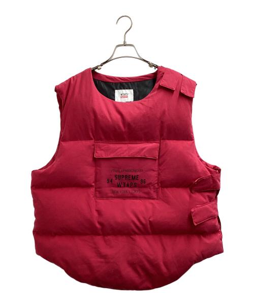 SUPREME（シュプリーム）SUPREME (シュプリーム) WTAPS (ダブルタップス) Tactical Down Vest / 21FW レッド サイズ:Lの古着・服飾アイテム
