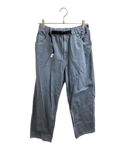 DANTON（ダントン）DANTON (ダントン) カラーデニム イージーパンツ　/　DT-E0103 SAD ブルー サイズ:40の古着・服飾アイテム