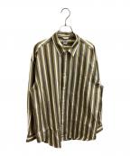 EDIFICEエディフィス）の古着「オーバーサイズ レギュラー シャツ　/　23050300800030」｜ベージュ