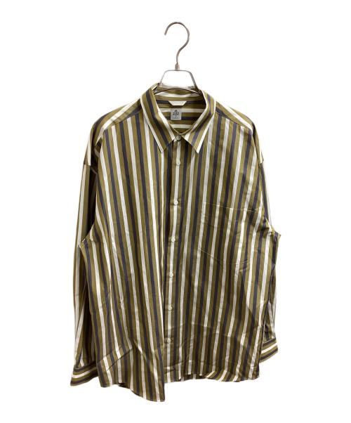 EDIFICE（エディフィス）EDIFICE (エディフィス) オーバーサイズ レギュラー シャツ　/　23050300800030 ベージュ サイズ:Lの古着・服飾アイテム