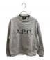 A.P.C.（アーペーセー）の古着「別注 ロゴプリント スウェットライク ロングスリーブ」｜グレー