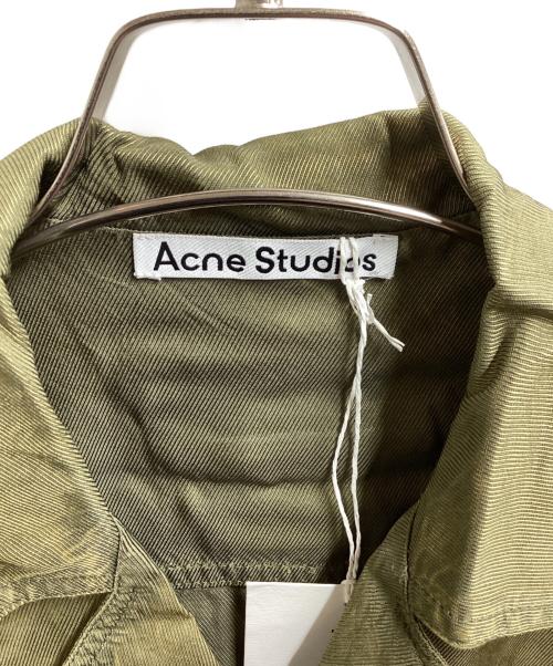 Acne studios（アクネ ストゥディオズ）ACNE STUDIOS (アクネ ストゥディオズ) オープンカラーシャツ / FN-MN-SHIR000822 ゴールド サイズ:44の古着・服飾アイテム