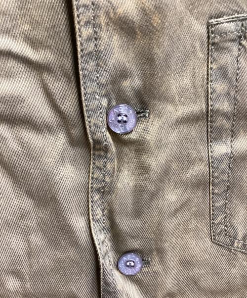Acne studios（アクネ ストゥディオズ）ACNE STUDIOS (アクネ ストゥディオズ) オープンカラーシャツ / FN-MN-SHIR000822 ゴールド サイズ:44の古着・服飾アイテム