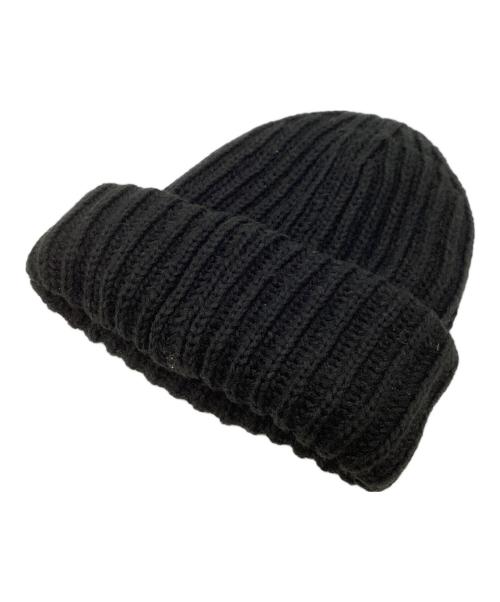 SUPREME（シュプリーム）Supreme (シュプリーム) Classic Logo Chunky Ribbed Beanie ブラックの古着・服飾アイテム