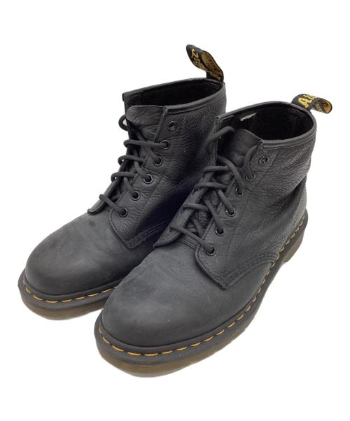 Dr.Martens（ドクターマーチン）Dr.Martens (ドクターマーチン) 101 6ホールブーツ ブラック サイズ:UK9の古着・服飾アイテム