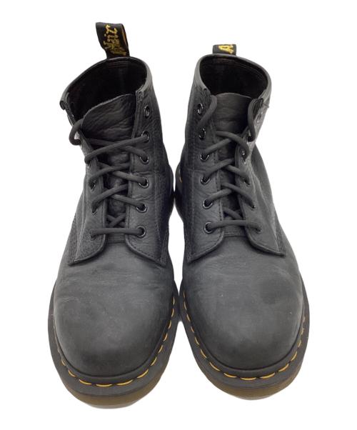 Dr.Martens（ドクターマーチン）Dr.Martens (ドクターマーチン) 101 6ホールブーツ ブラック サイズ:UK9の古着・服飾アイテム