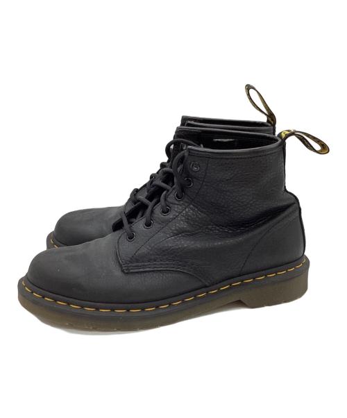Dr.Martens（ドクターマーチン）Dr.Martens (ドクターマーチン) 101 6ホールブーツ ブラック サイズ:UK9の古着・服飾アイテム
