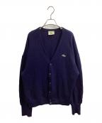 LACOSTEラコステ）の古着「フランス製 80s ウールカーディガン」｜ネイビー