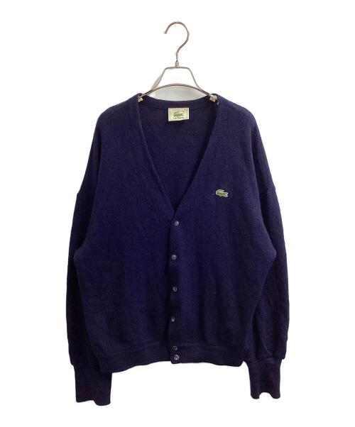 LACOSTE（ラコステ）LACOSTE (ラコステ) フランス製 80s ウールカーディガン ネイビー サイズ:6の古着・服飾アイテム