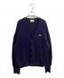 LACOSTE（ラコステ）の古着「フランス製 80s ウールカーディガン」｜ネイビー
