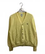 IZOD LACOSTEアイゾッド ラコステ）の古着「アクリルカーディガン」｜イエロー