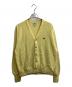 IZOD LACOSTE（アイゾッド ラコステ）の古着「アクリルカーディガン」｜イエロー