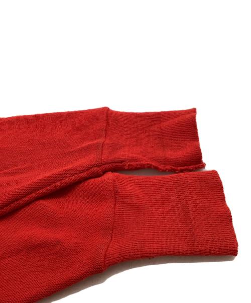 IZOD LACOSTE（アイゾッド ラコステ）IZOD LACOSTE (アイゾッド ラコステ) アクリルカーディガン / USA製 80s~90s レッド サイズ:Lの古着・服飾アイテム