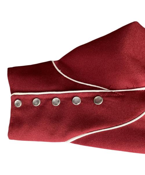 H BAR C（エイチバーシー）H BAR C (エイチバーシー) ウエスタンシャツ　/　USA製 70s レッド サイズ:16 1/2の古着・服飾アイテム