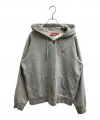 SUPREMEシュプリーム）の古着「Small Box Zip Up Sweatshirt / 19SS」｜グレー