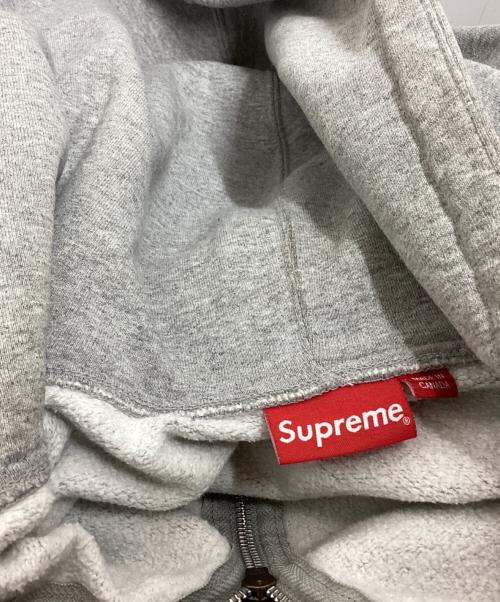 SUPREME（シュプリーム）SUPREME (シュプリーム) Small Box Zip Up Sweatshirt / 19SS グレー サイズ:Mの古着・服飾アイテム