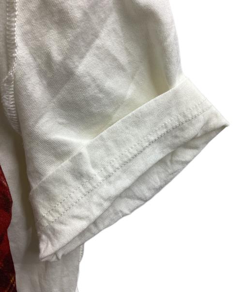 DOLCE & GABBANA（ドルチェ＆ガッバーナ）DOLCE & GABBANA (ドルチェ＆ガッバーナ) リボンプリントTシャツ ホワイト サイズ:36の古着・服飾アイテム