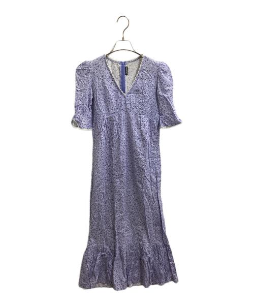 verybrain（ベリーブレイン）Verybrain (ベリーブレイン) すずらんVネックワンピース　20SS027 ブルー サイズ:-の古着・服飾アイテム
