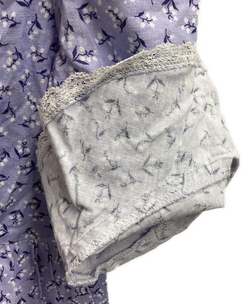 verybrain（ベリーブレイン）Verybrain (ベリーブレイン) すずらんVネックワンピース　20SS027 ブルー サイズ:-の古着・服飾アイテム