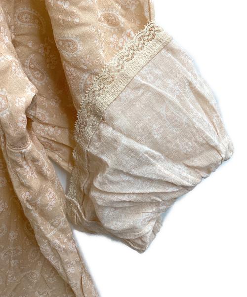 verybrain（ベリーブレイン）Verybrain (ベリーブレイン) 総柄ワンピース / 20SS024 ベージュ サイズ:Mの古着・服飾アイテム