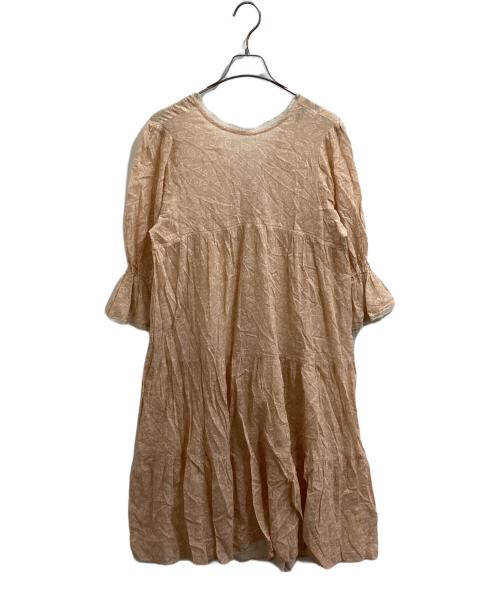 verybrain（ベリーブレイン）Verybrain (ベリーブレイン) 総柄ワンピース / 20SS024 ベージュ サイズ:Mの古着・服飾アイテム